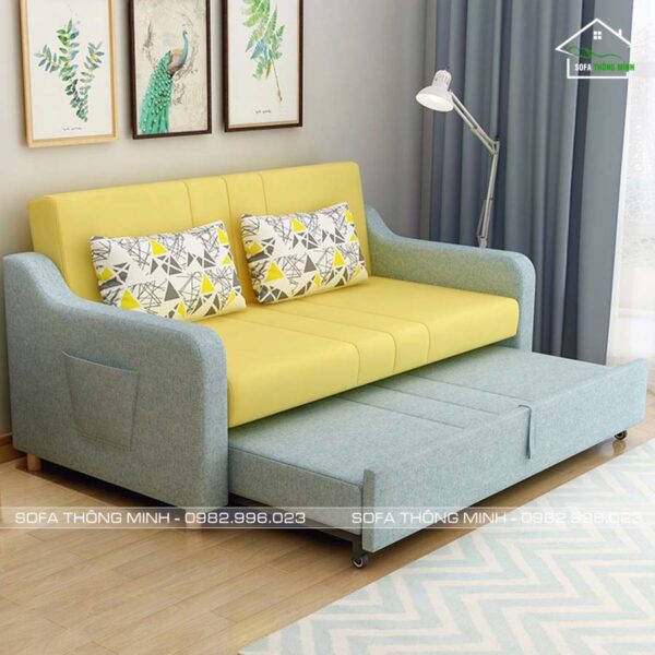 Ghế sofa giường kéo đa năng TGK 05 kéo ra thành một chiếc giường