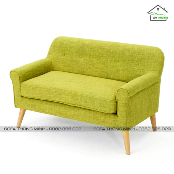 Ghế sofa văng đơn giản màu vàng nhỏ gọn TB-10