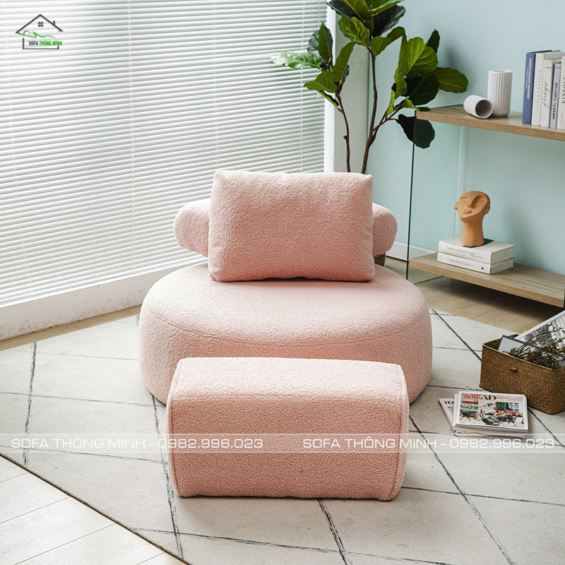 ghe-sofa-don-tron-ngo-nghinh-SD-122-hong Ghế sofa đơn tròn ngộ nghĩnh SD-122