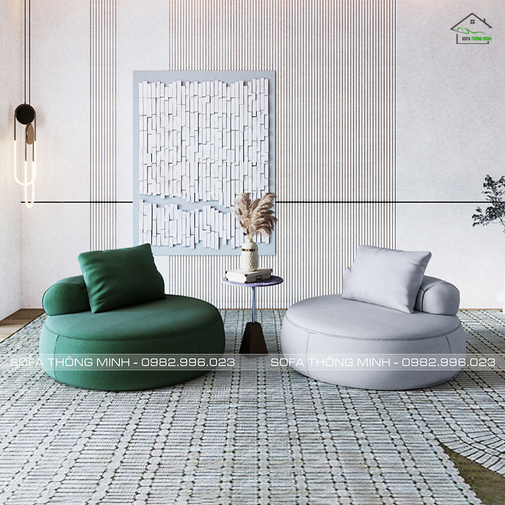 Ghế sofa đơn tròn ngộ nghĩnh SD-122